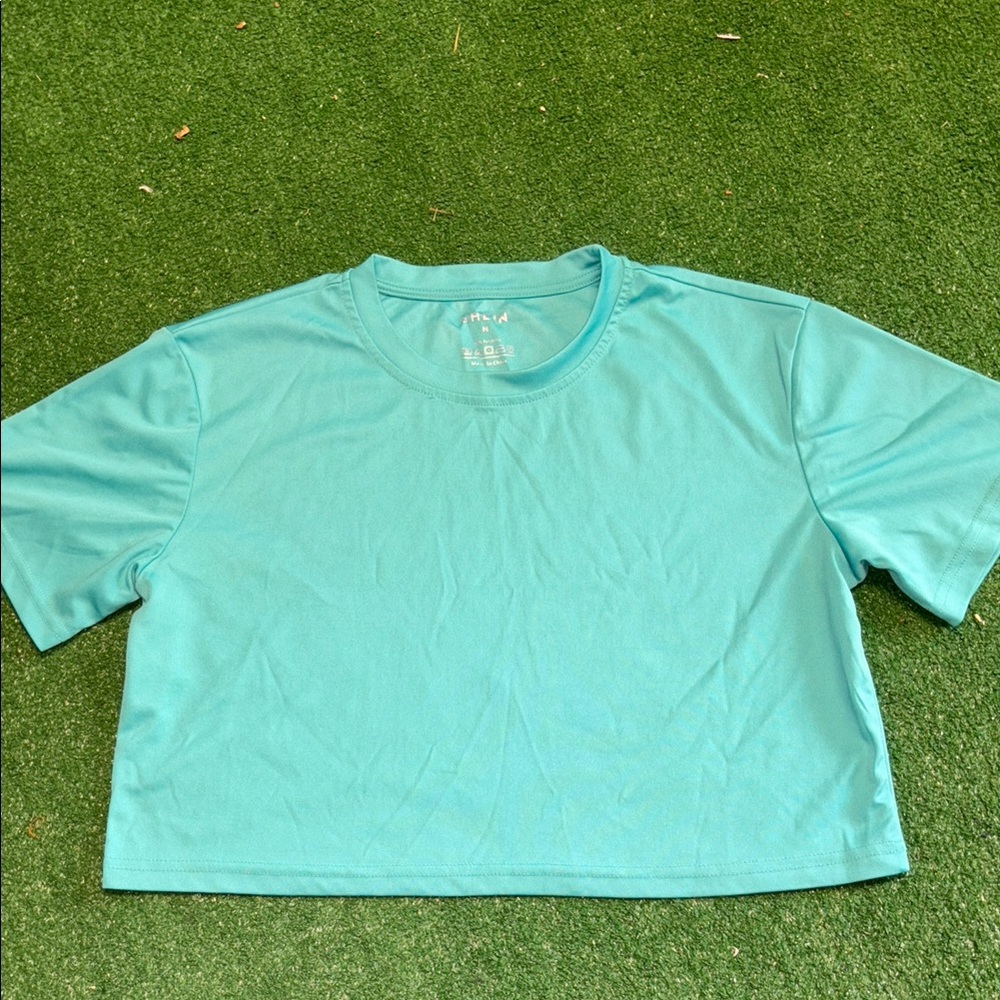 Teal Women's Crop Top